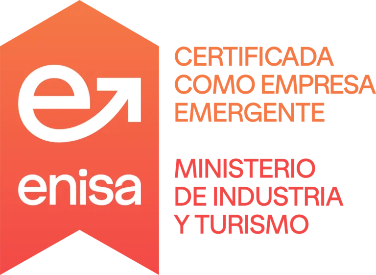 Certificada como empresa emergente — Enisa, Ministerio de Industria y Turismo